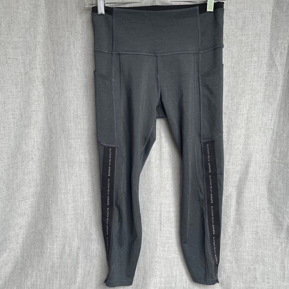 Athleta Allyson Felix Gray Ultimate Stash Legend Leggings Women's‎ Small - Picture 9 of 9